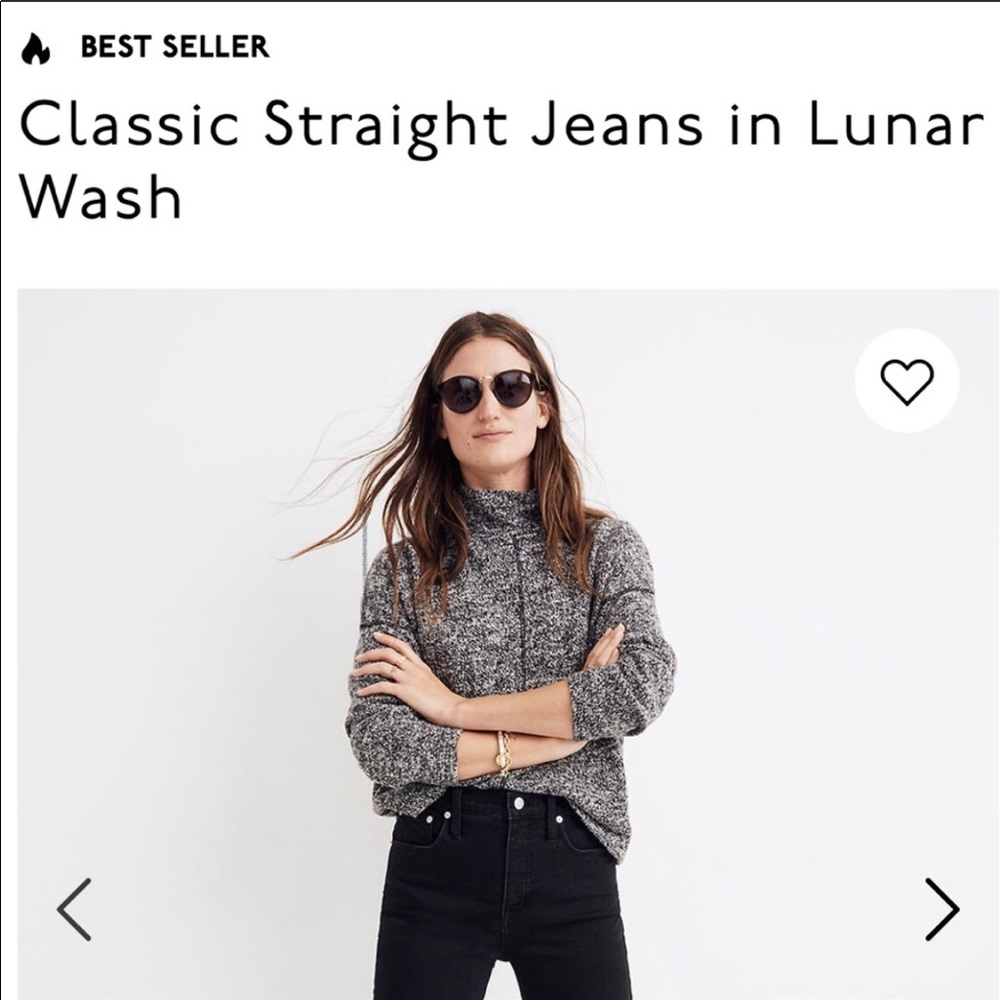LOOKING TO TRADE MADEWELL STRAIGHT JEANS 26 to 25